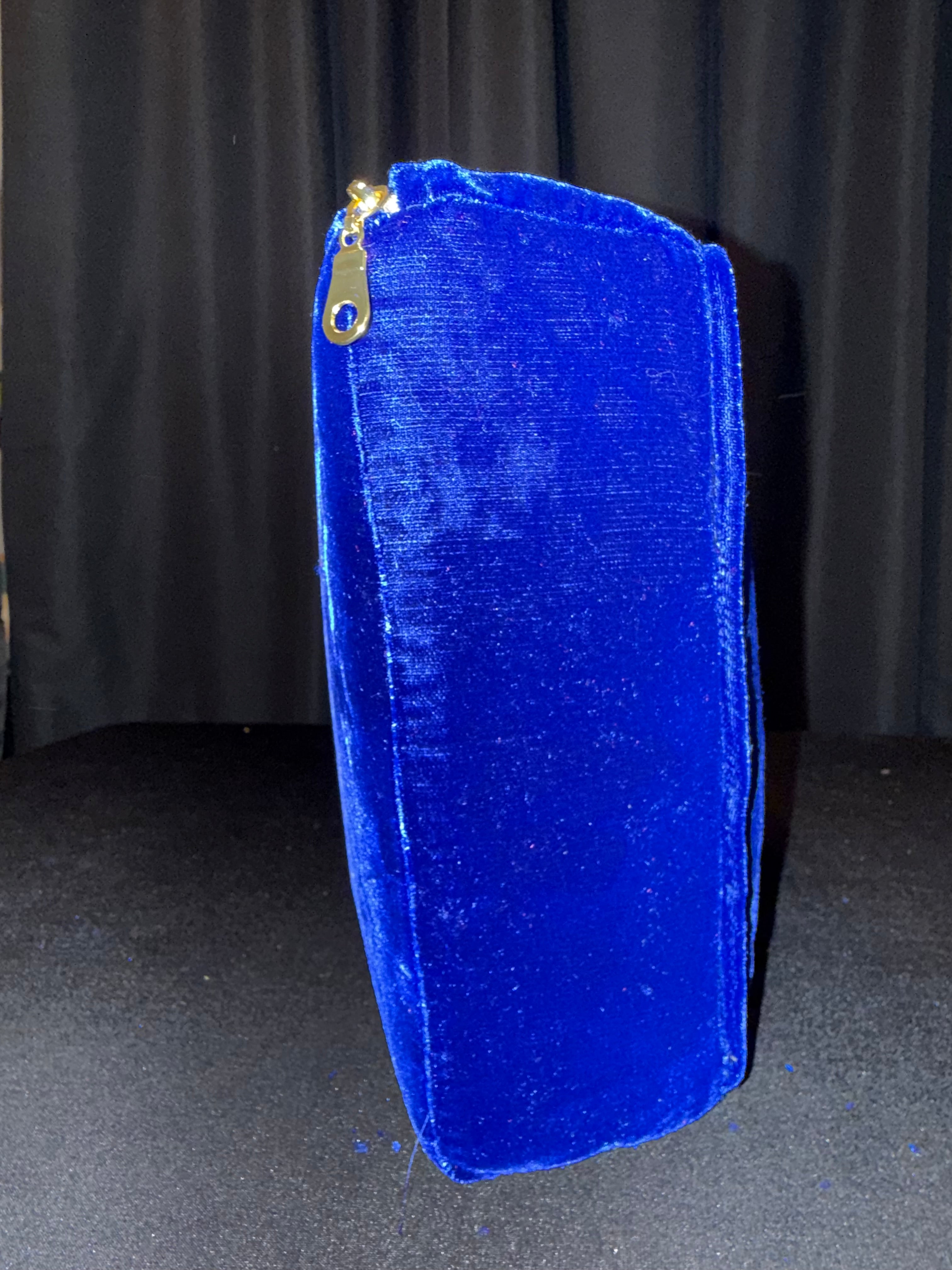 Blue Velvet Prayer Cushion