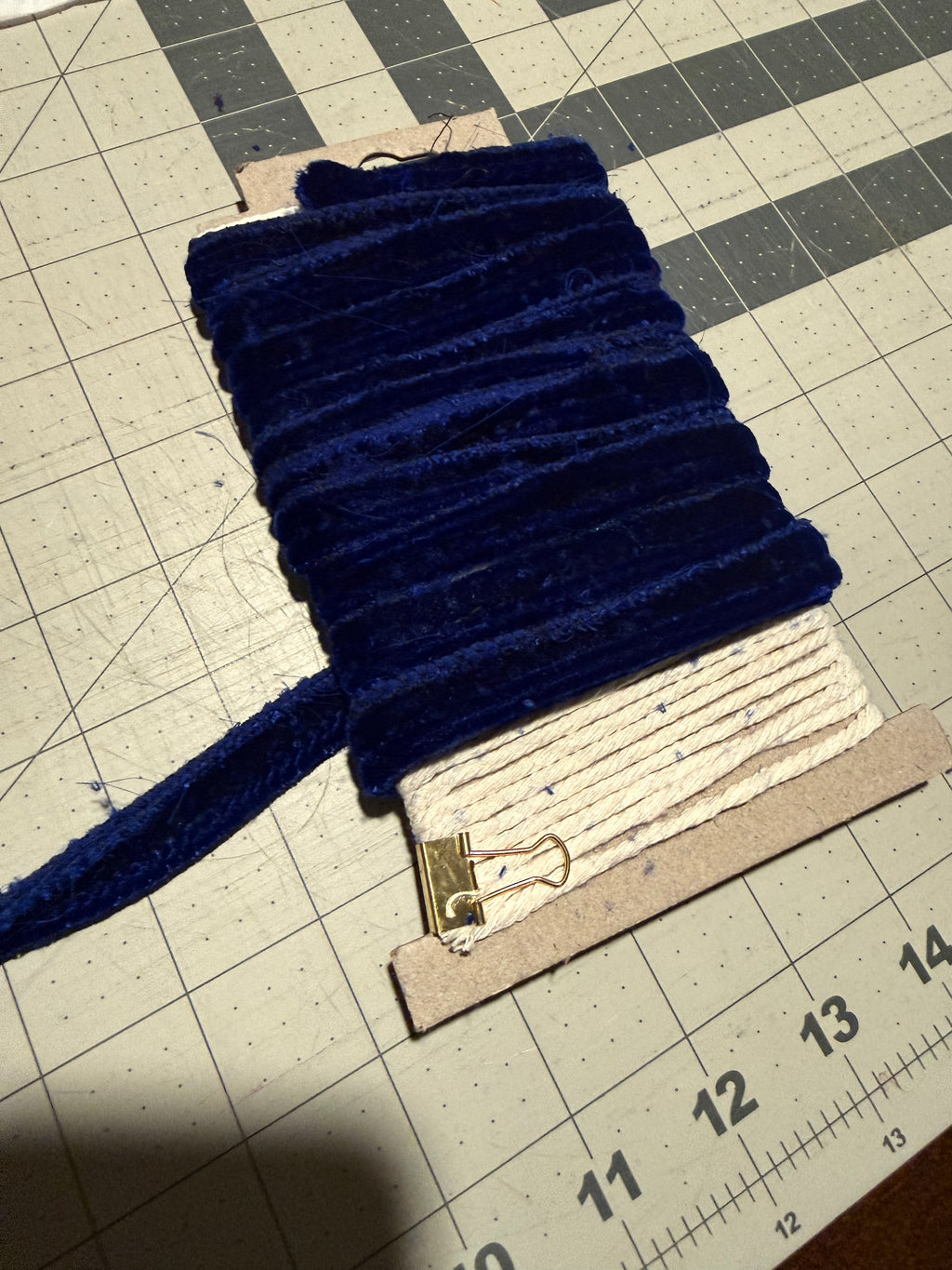 Velvet Piping (by the yard)