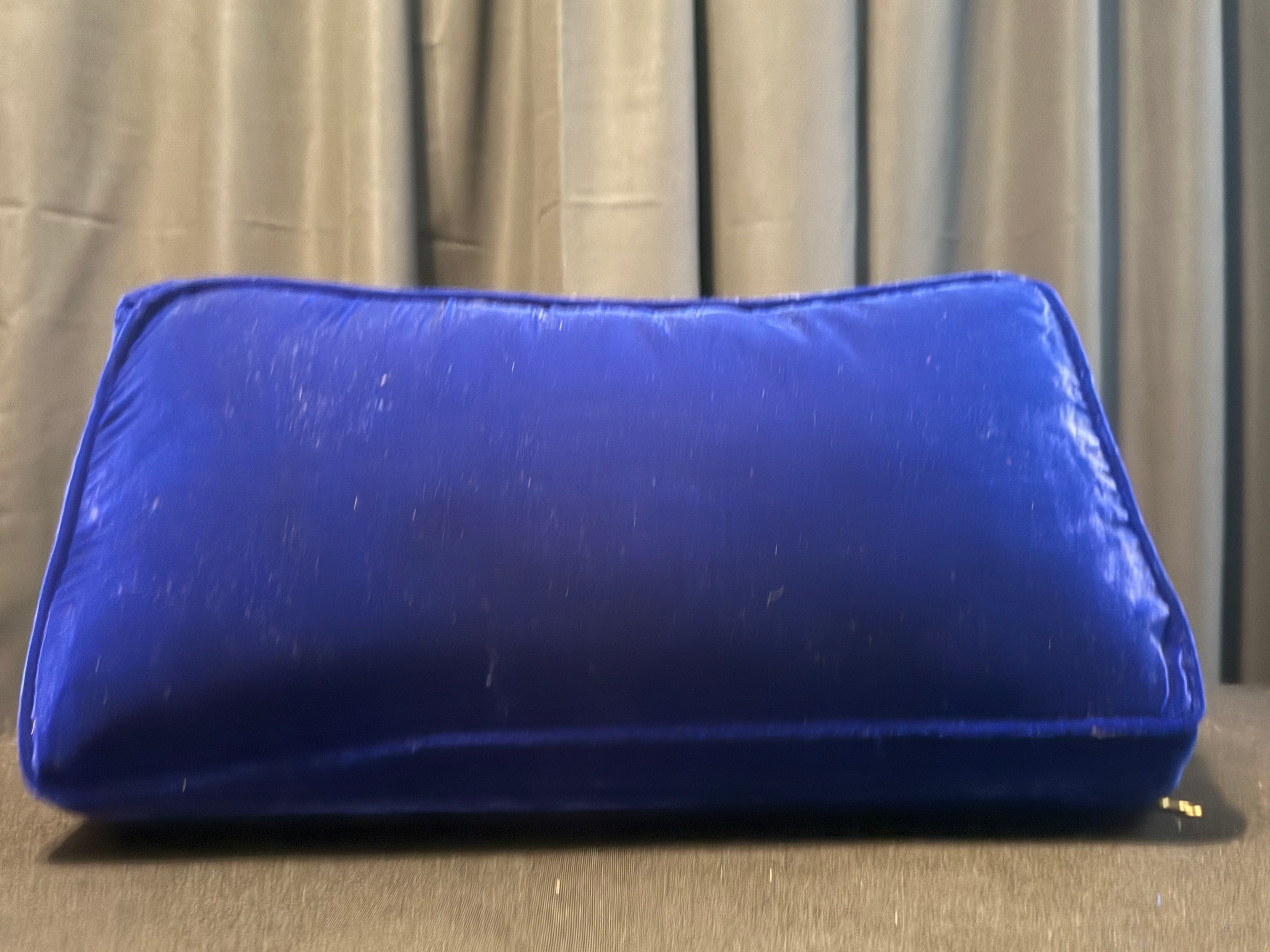 Blue Velvet Prayer Cushion
