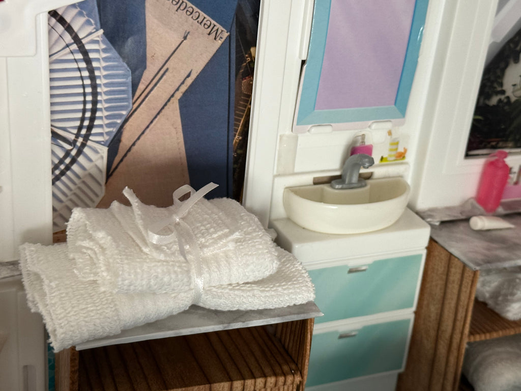 Miniature Towels for 12” Dolls
